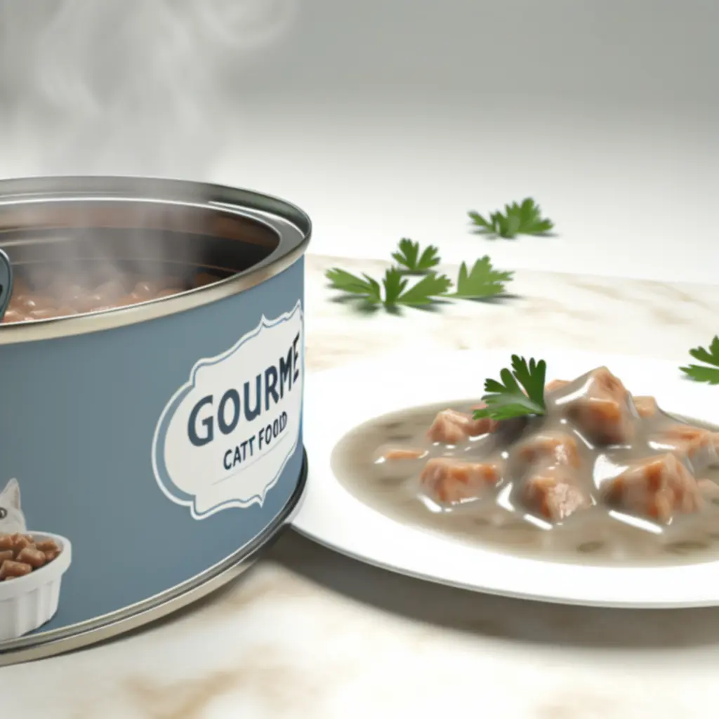 Gourmet cat wet food